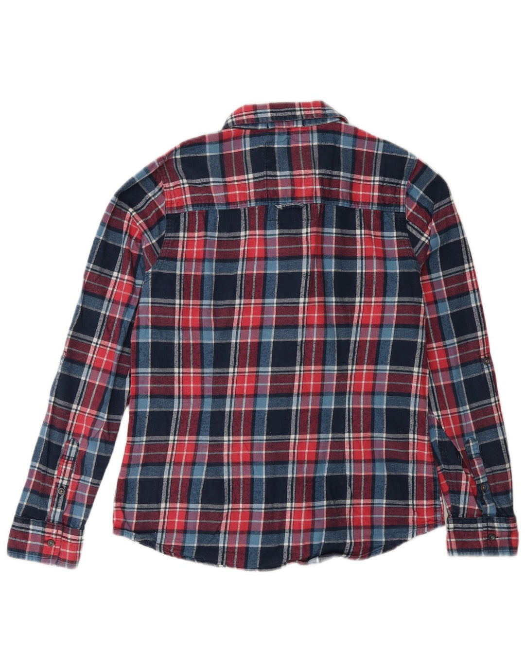 Superdry Chemise en flanelle pour femme UK 16 Grand coton à carreaux multicolores
