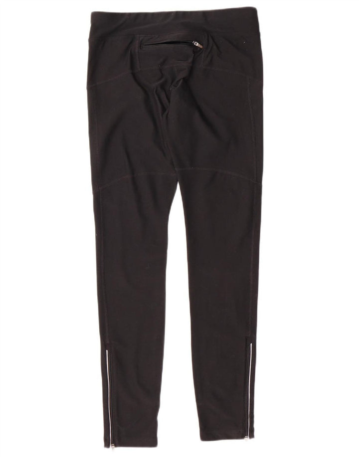 NIKE Leggings Femme UK 10 Petit Noir Polyester