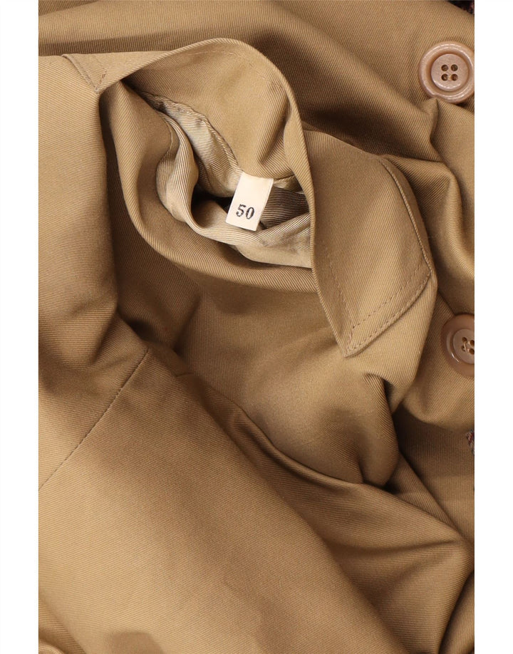 vintage Femme Réversible Pardessus IT 50 XL Beige