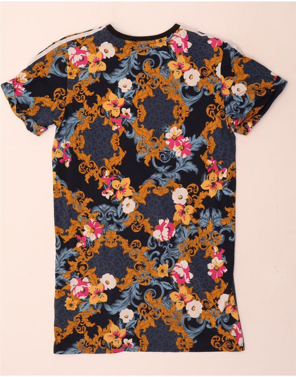 Adidas Womens Her Studio London T-Shirt Robe UK 10 Petit Multicolore