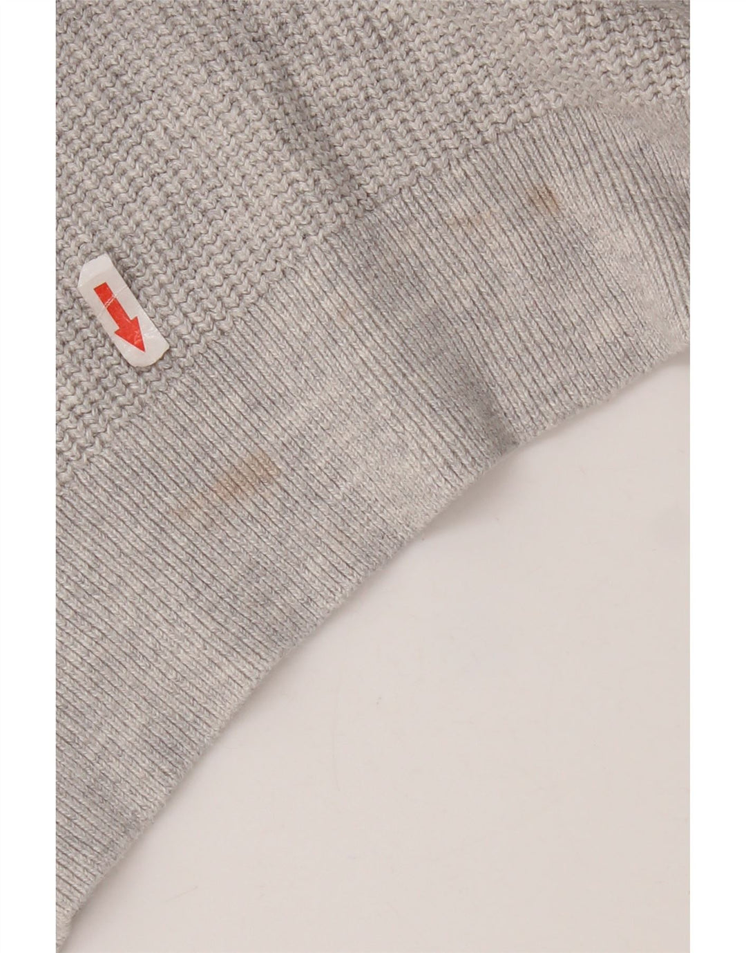 Superdry Pull Ras du Cou Pull Homme Gris Moyen Coton