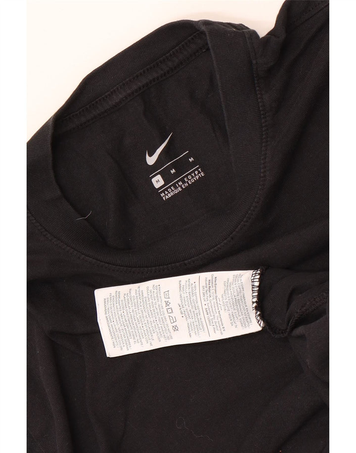 Nike T-Shirt Homme Noir Moyen Coton