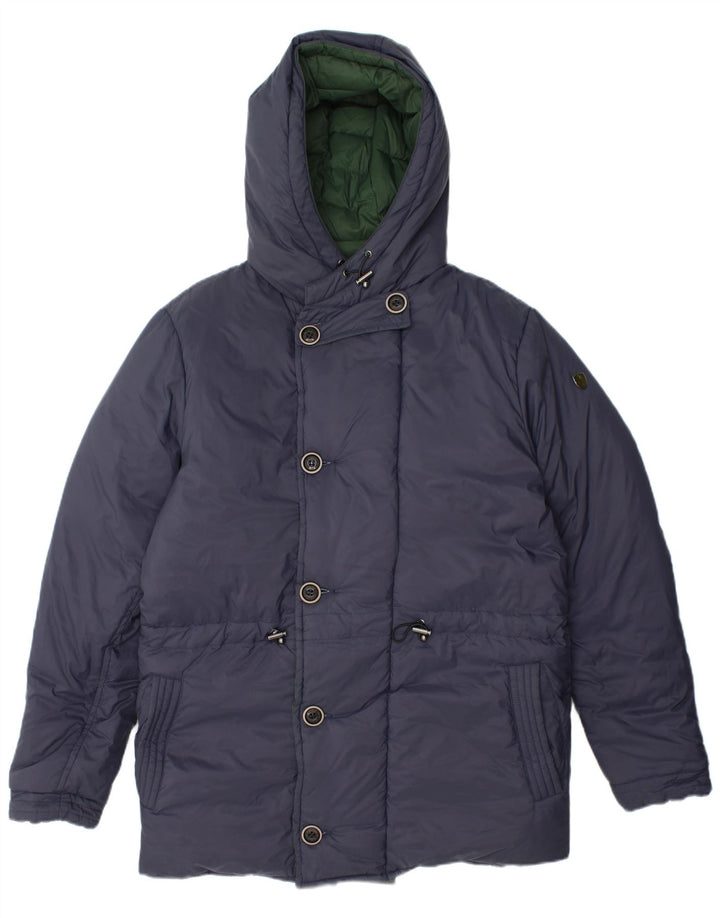 CMP Veste matelassée réversible à capuche pour homme IT 50 Large Bleu marine