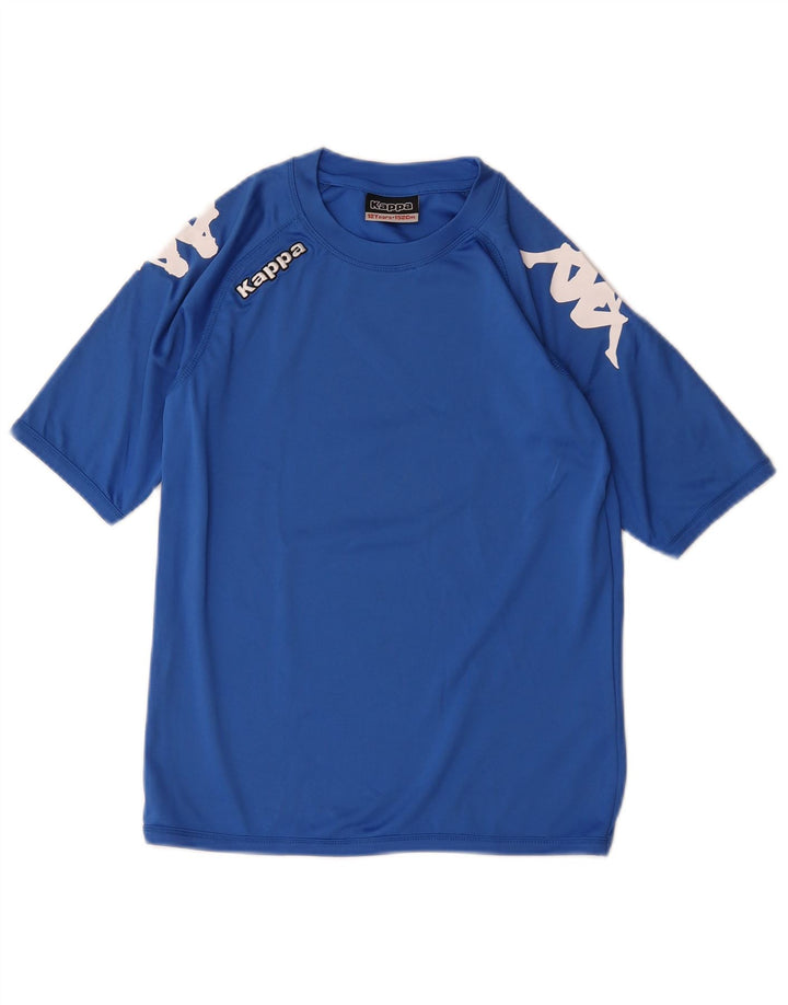Kappa T-Shirt Graphique Garçon 11-12 ans Bleu Polyester