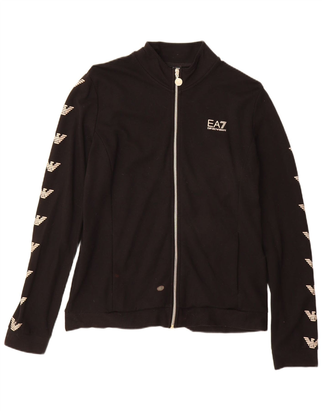 EMPORIO ARMANI Veste de survêtement graphique pour garçon 15-16 ans XL Noir