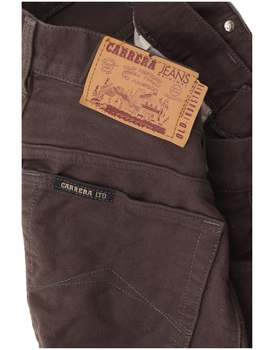Carrera Pantalon décontracté droit pour femme W28 L29 Gris