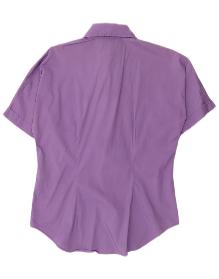 Ralph Lauren Chemise à manches courtes pour femme US 8 Violet moyen