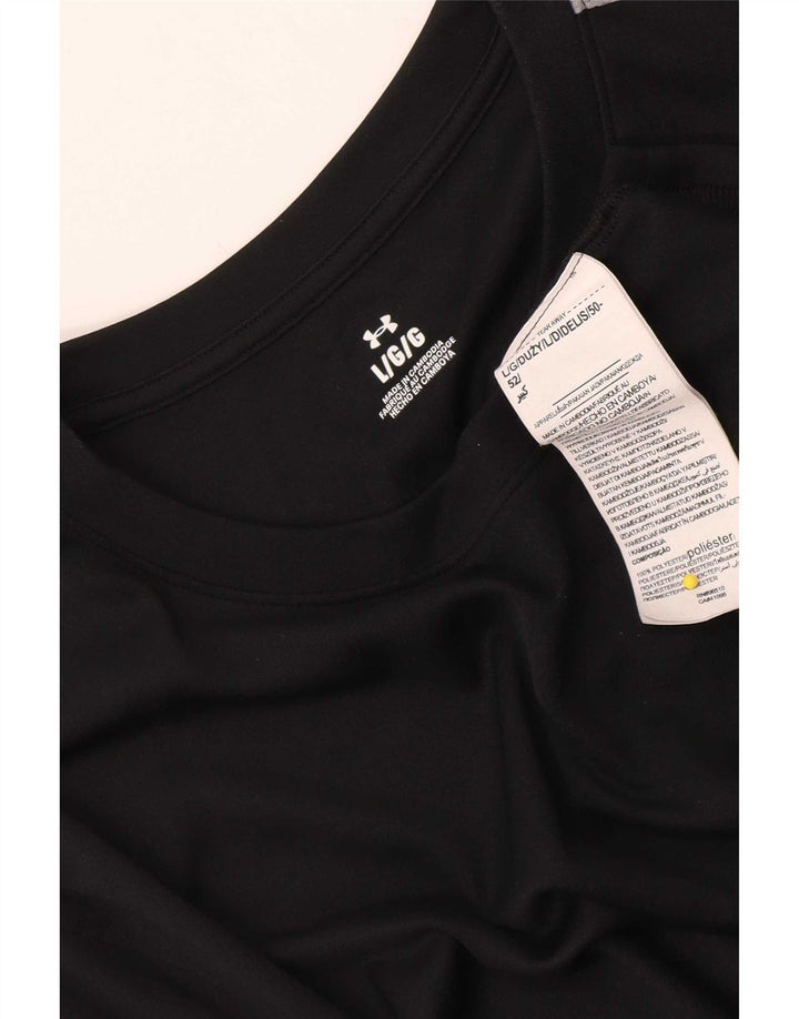 Under Armour T-Shirt Homme Haut Large Noir Colorblock Polyester