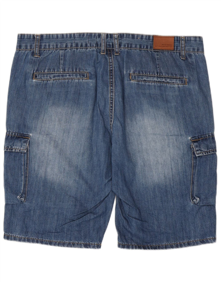 Brugi Short cargo en jean W36 pour homme Bleu Taille L