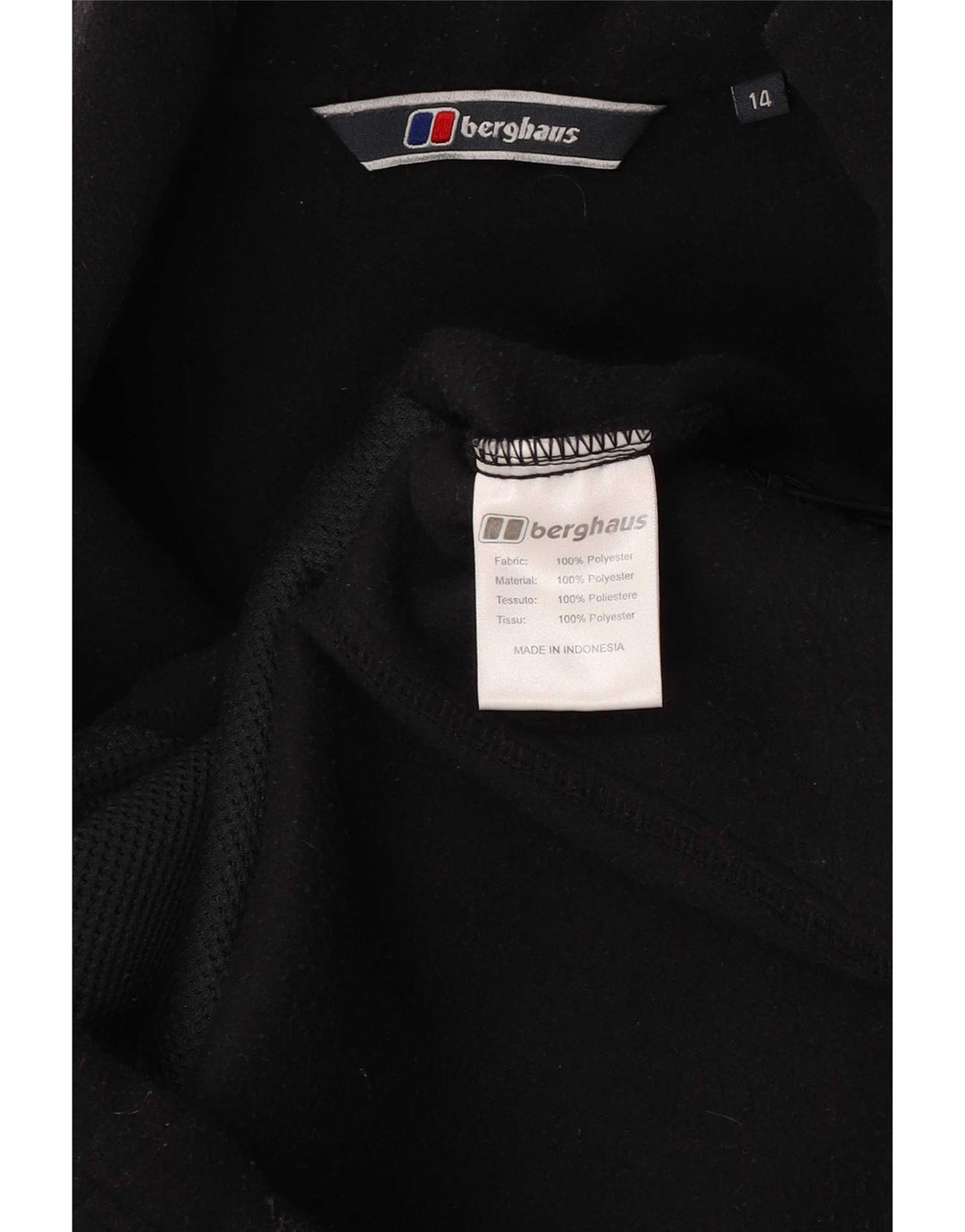 Berghaus Gilet Polaire Femme UK 14 Large Noir Polyester