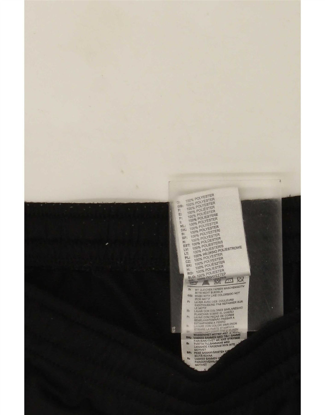 Adidas Pantalon de survêtement pour homme UK 42/44 Large Noir Polyester