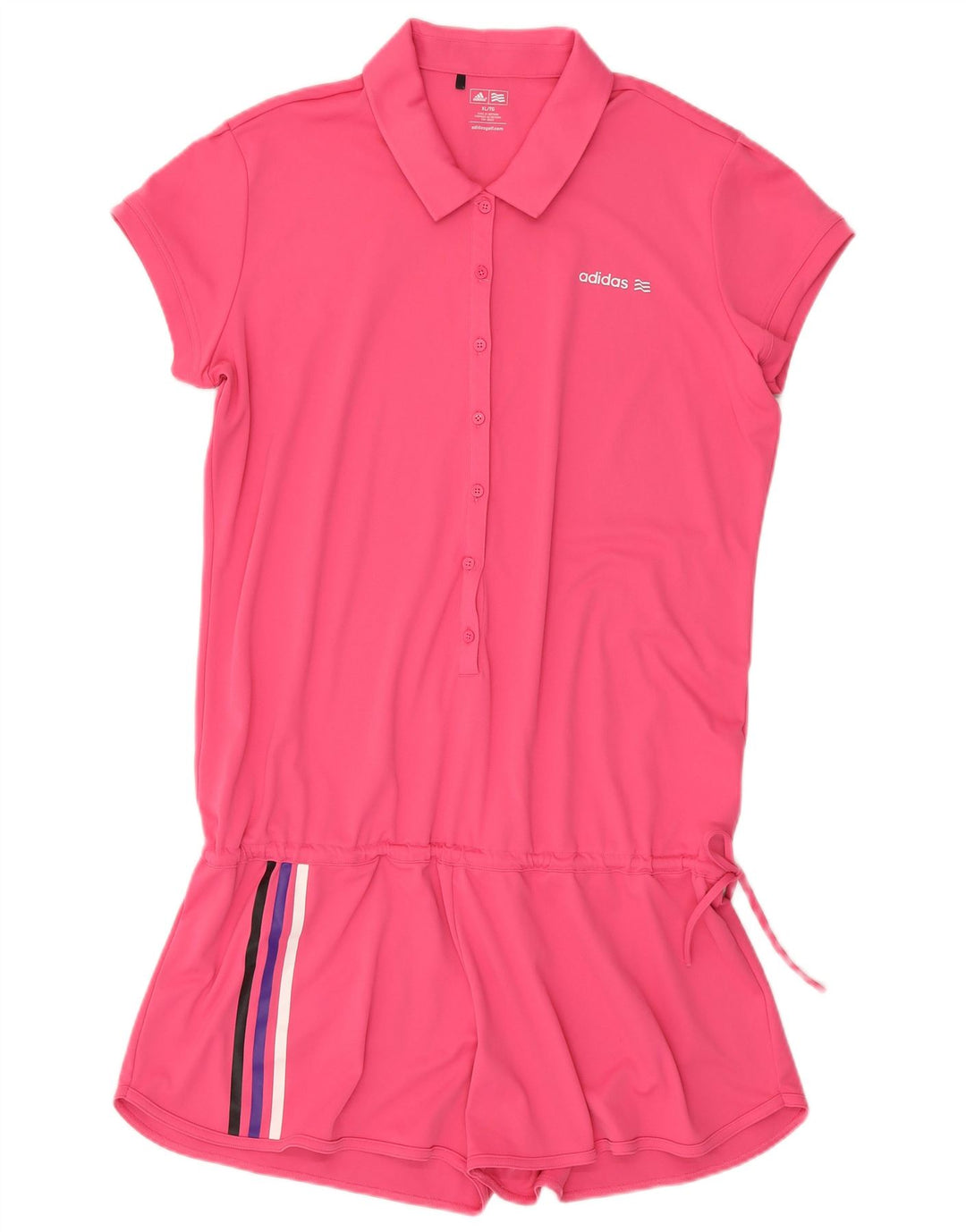 Adidas Combishort Femme UK 18 XL Rose Polyester