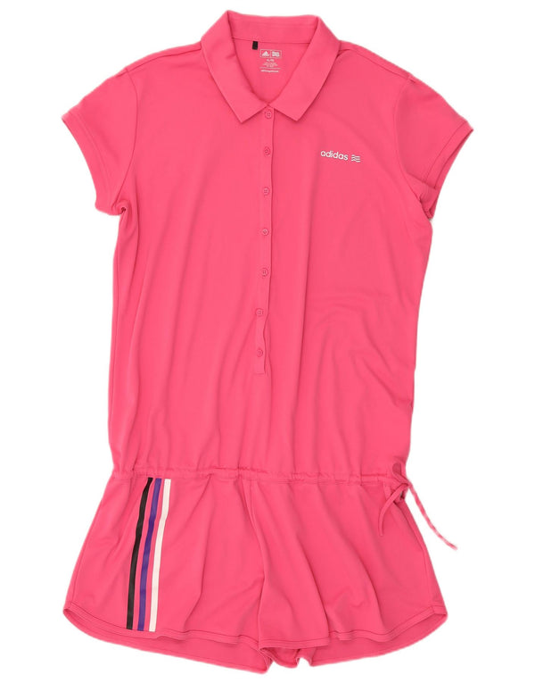 Adidas Combishort Femme UK 18 XL Rose Polyester