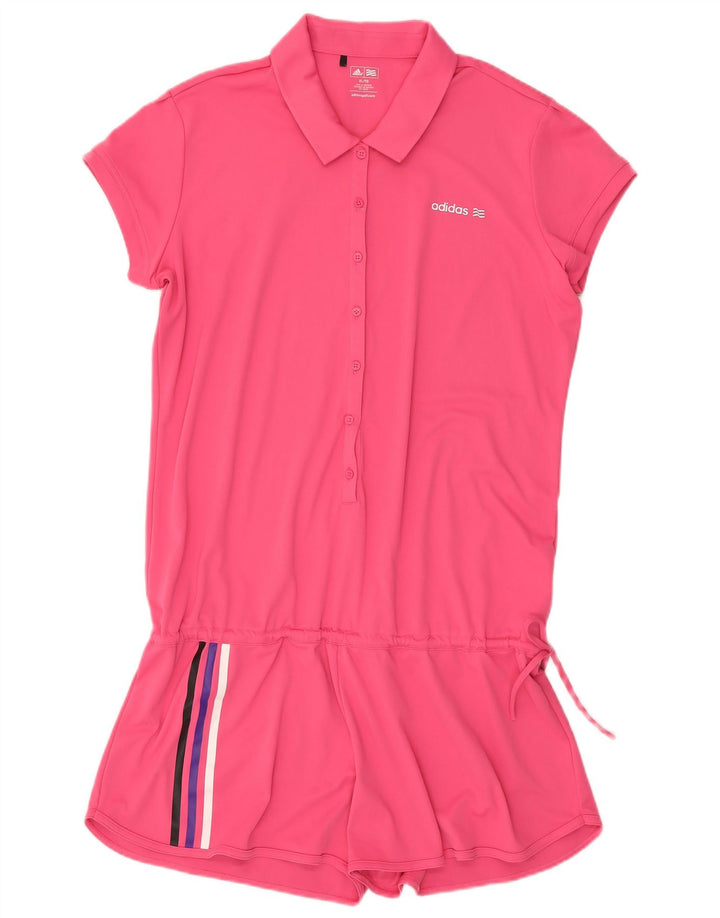 Adidas Combishort Femme UK 18 XL Rose Polyester