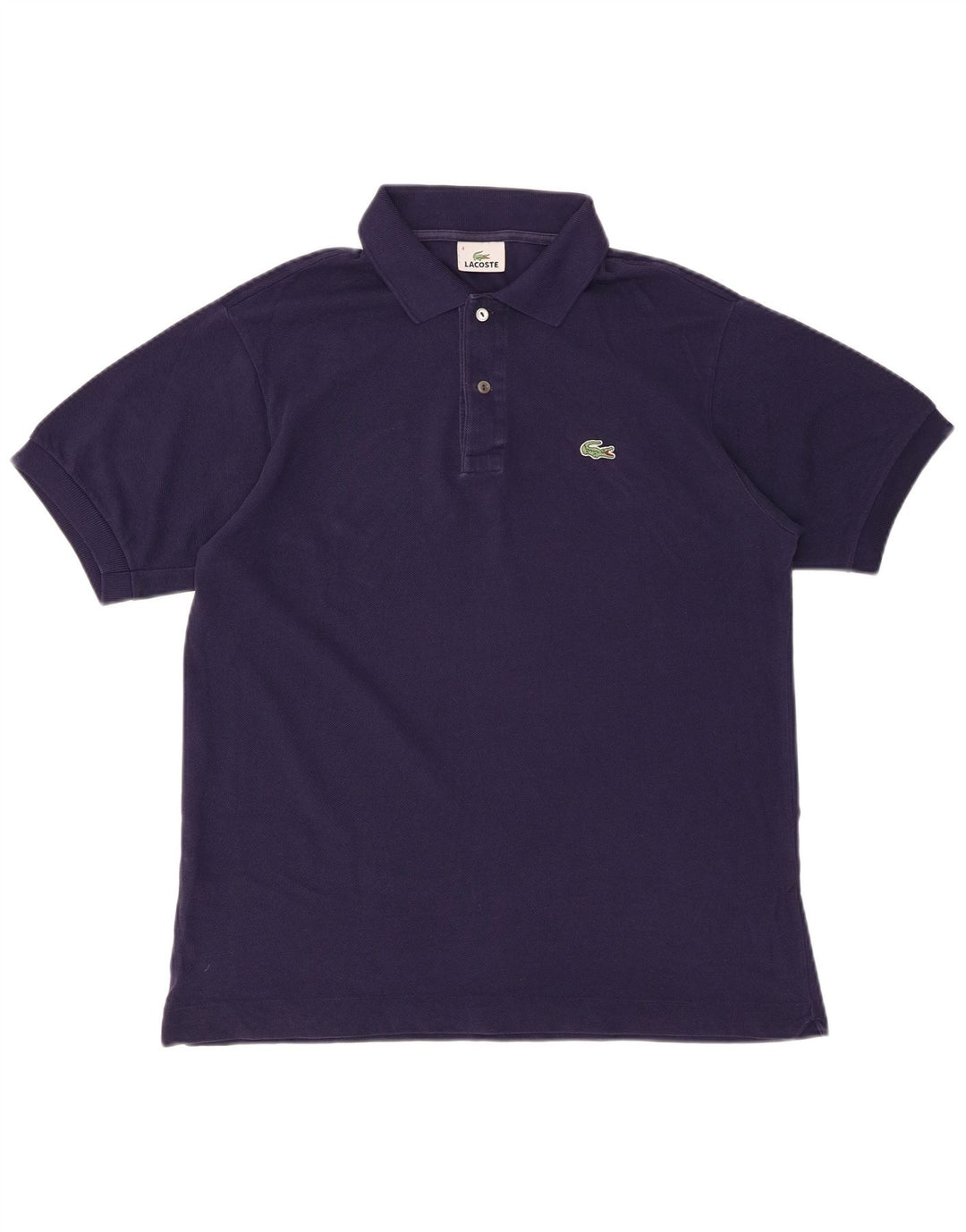 LACOSTE Polo Homme Taille 4 Moyen Bleu Marine Coton