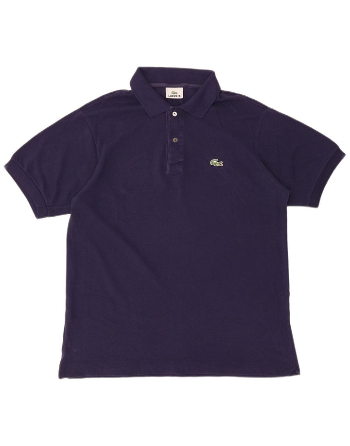 LACOSTE Polo Homme Taille 4 Moyen Bleu Marine Coton