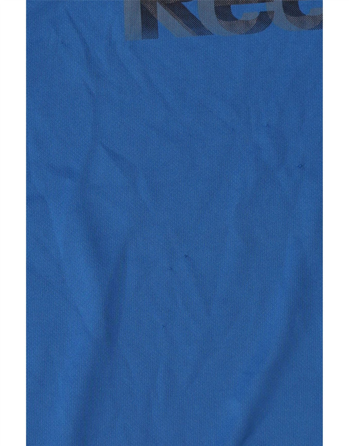 Reebok Tee-Shirt Graphique Homme Bleu Moyen Polyester Colorblock