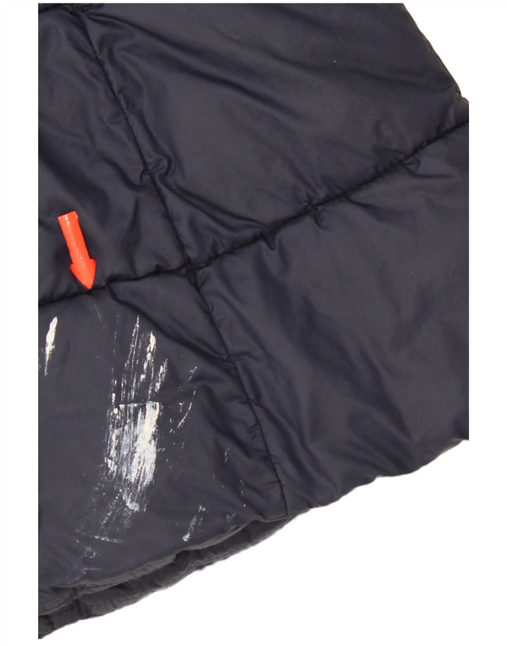 Barbour Femmes Gilet Rembourré UK 8 Petit Bleu Marine Polyamide