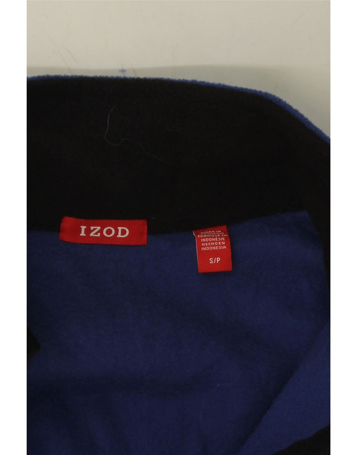 IZOD Mens Fleece Jacket UK 36 Small Blue Polyester Vintage Izod and Second-Hand Izod from Messina Hembry 
