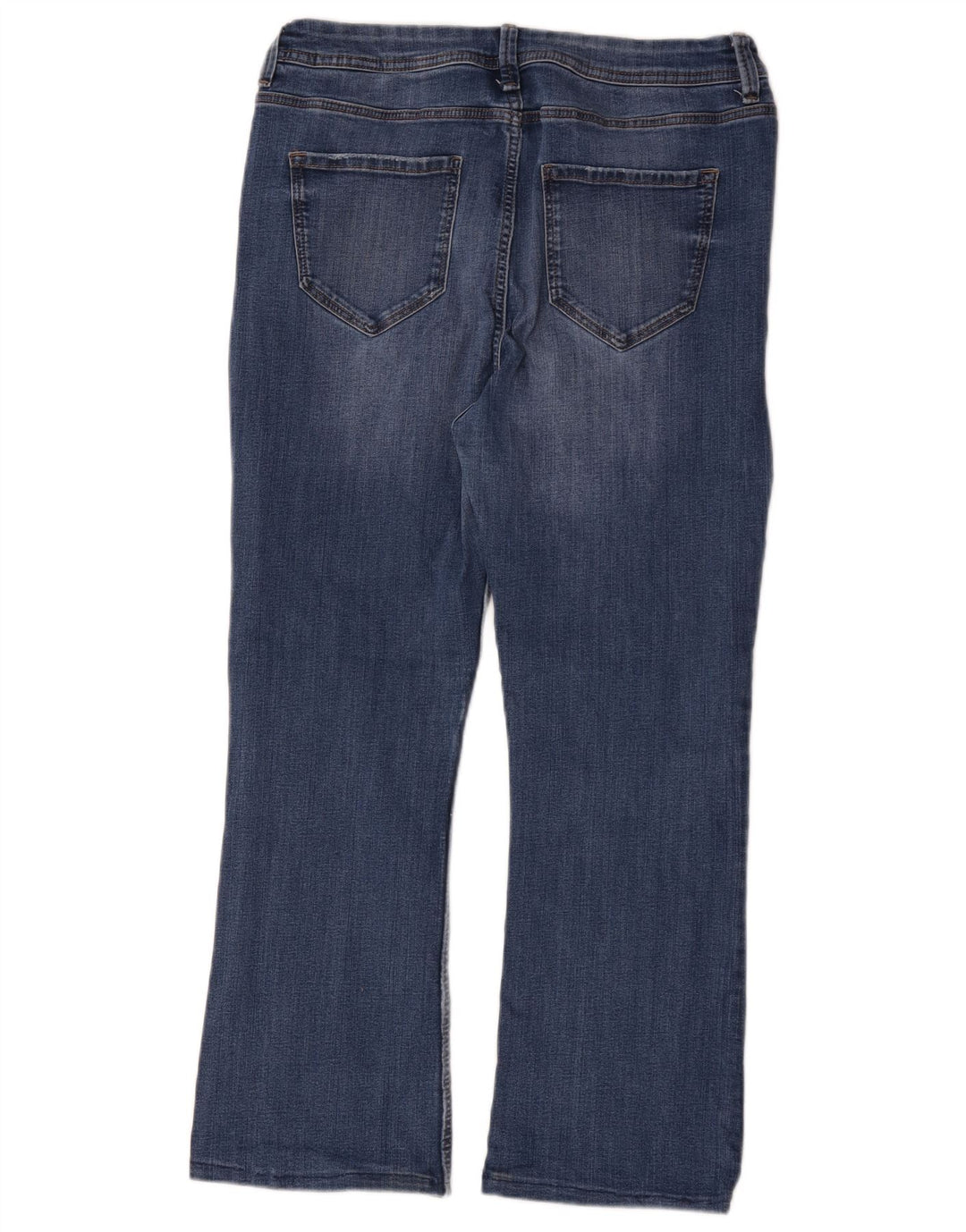 Marks & Spencer Jean Bootcut Femme W32 L26 Bleu Coton