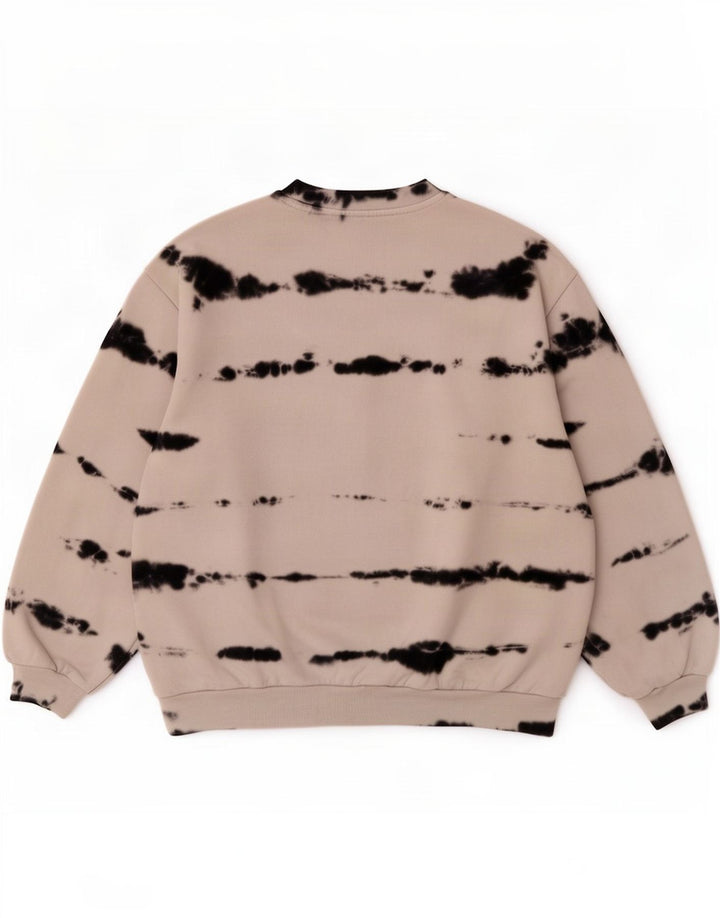 Levi's Sweatshirt Jumper Homme Blanc Cassé Tie Dye Coton
