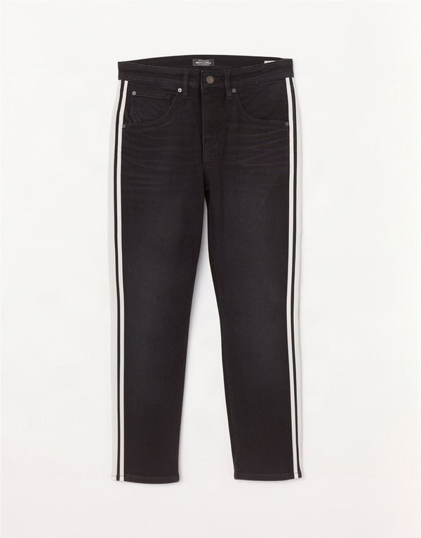 Jack & Jones Jean Droit W34 L27 Homme Noir Coton