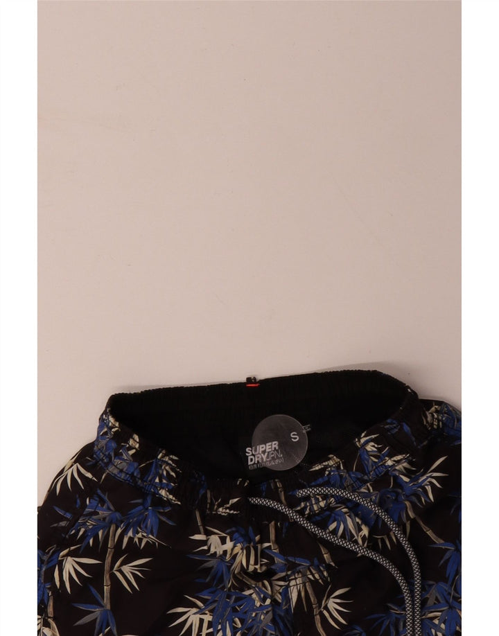 SUPERDRY Short de Bain Femme Petit Noir Floral Polyester