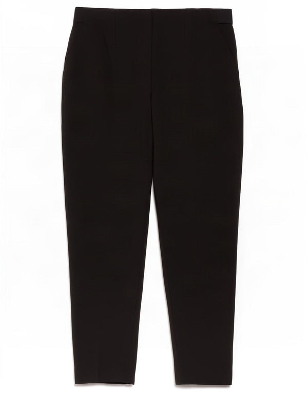 Marks & Spencer Pantalon court taille haute pour femme UK 16 Large W34 L25 Bleu marine