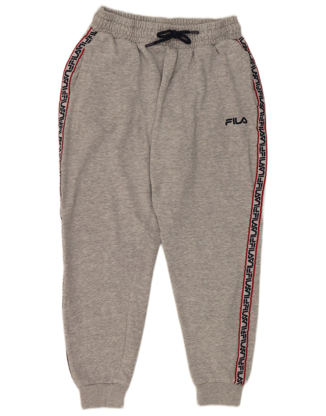 Fila Pantalon de Survêtement Graphique Jogger Homme Gris Moyen Colourblock