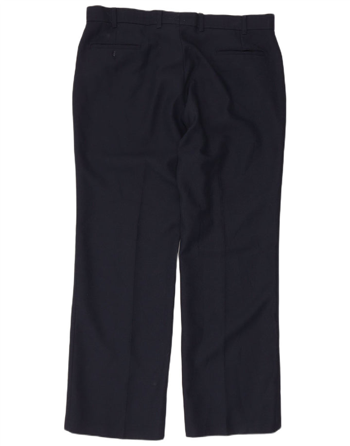 LEVI'S Pantalon Casual Action Slacks Droit Homme W38 L30 Bleu Marine