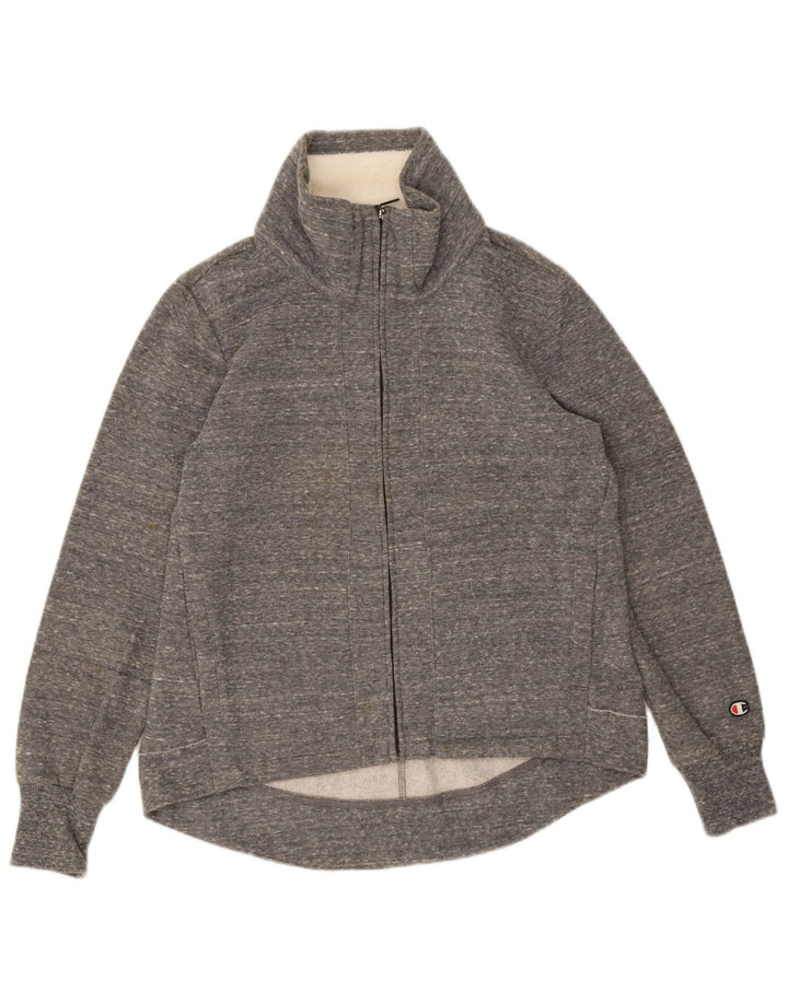 Champion Veste de survêtement pour femme UK 14 Large Gris Moucheté