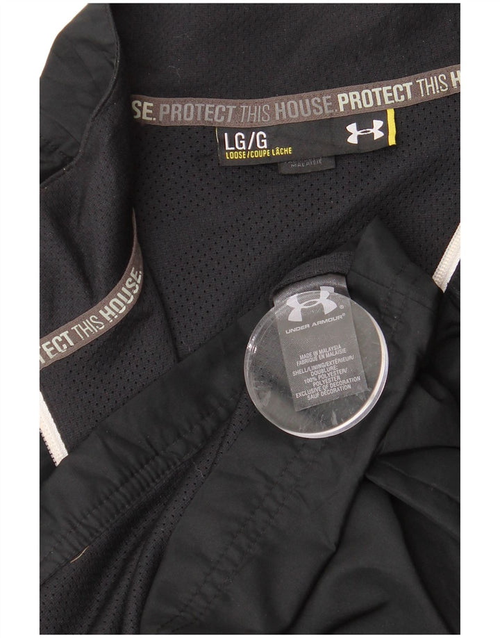 UNDER ARMOUR Veste de survêtement pour homme Large Noir Polyester