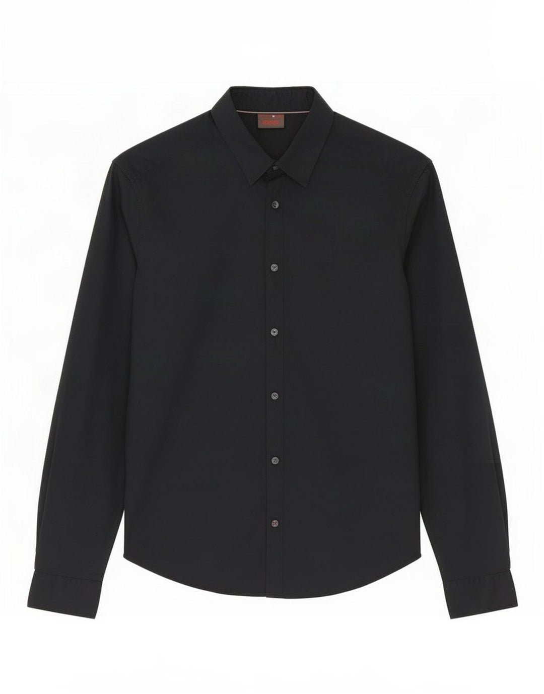 Chemise Homme Esprit Coton Noir Moyen