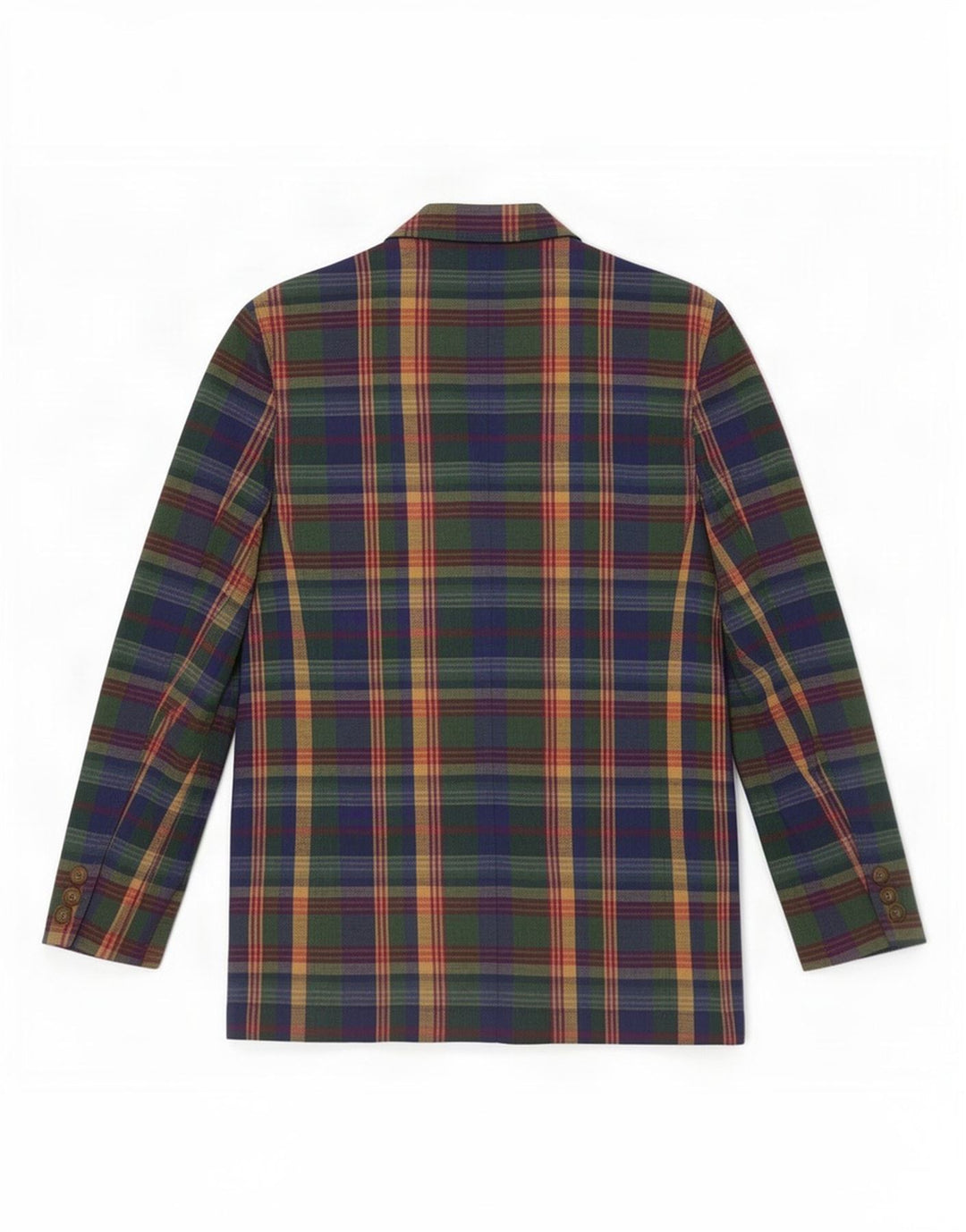 Lizsport Petite veste blazer à 3 boutons pour femme US 2 XS à carreaux multicolores