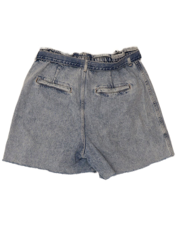 Zara Short en jean pour femme EU 44 XL W34 Bleu
