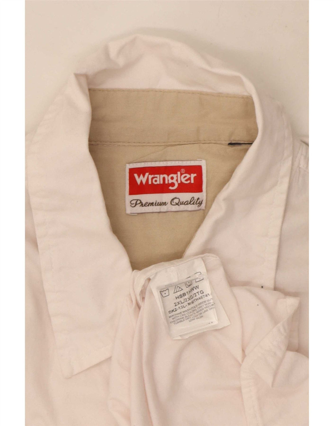 Wrangler Chemise à manches courtes pour homme 2XL Rose