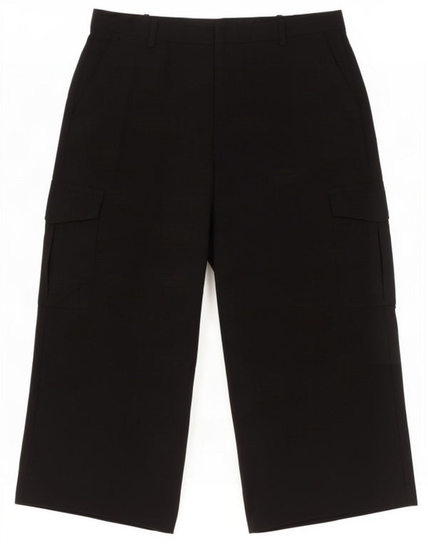 Marks & Spencer Pantalon cargo droit pour femme UK 18 XL W38 L28 Noir