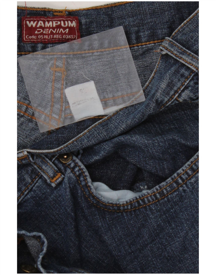 WAMPUM Jean droit homme W36 L27 bleu coton
