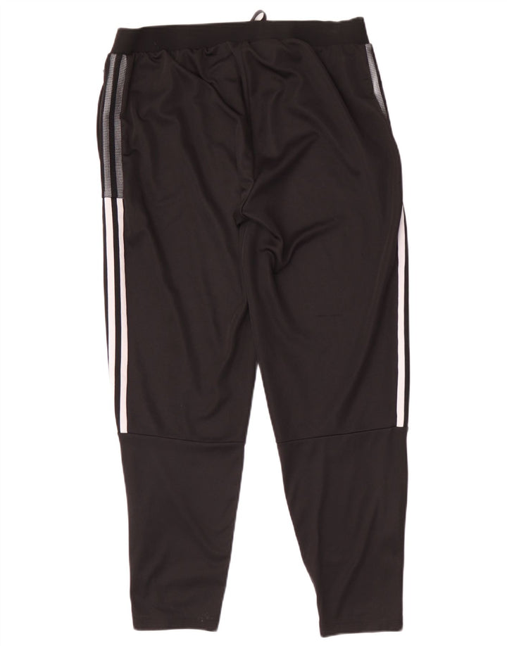 Adidas Pantalon de survêtement pour femme UK 16/18 Large Noir Polyester