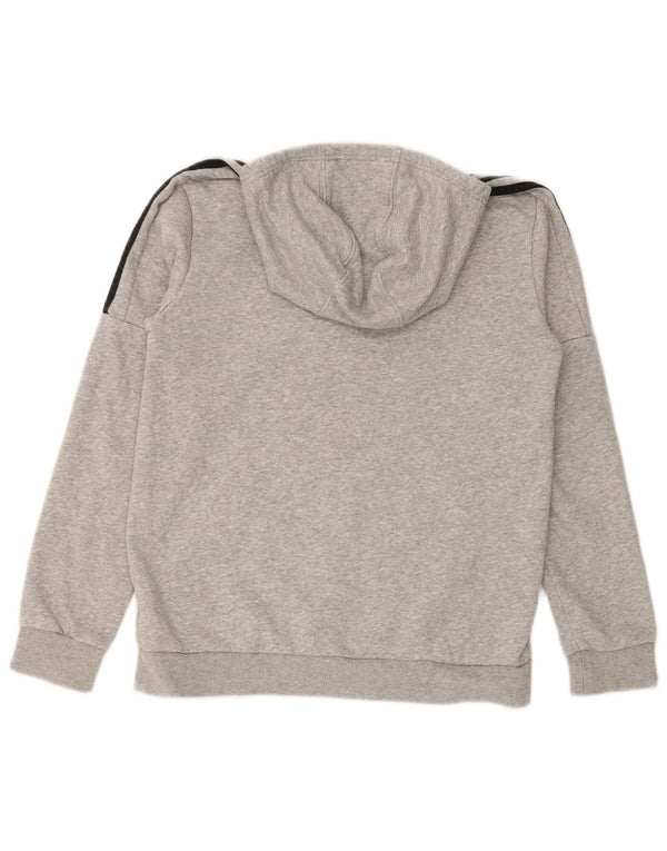 ADIDAS Pull à capuche graphique pour garçon 13-14 ans Gris Coton