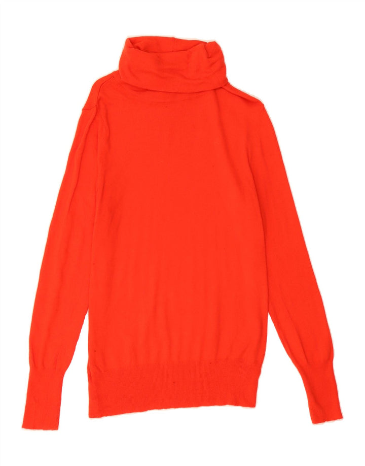 MOSSIMO Womens Roll Neck Jumper Sweater UK 18 XL Red Nylon Vintage Mossimo and Second-Hand Mossimo from Messina Hembry 