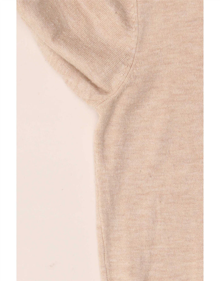 Marks & Spencer Pull Cardigan Femme UK 10 Petite Viscose Beige