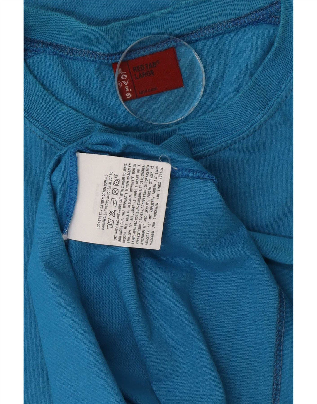 Levi's Haut Graphique à Manches Longues Homme Bleu Large Coton Colorblock