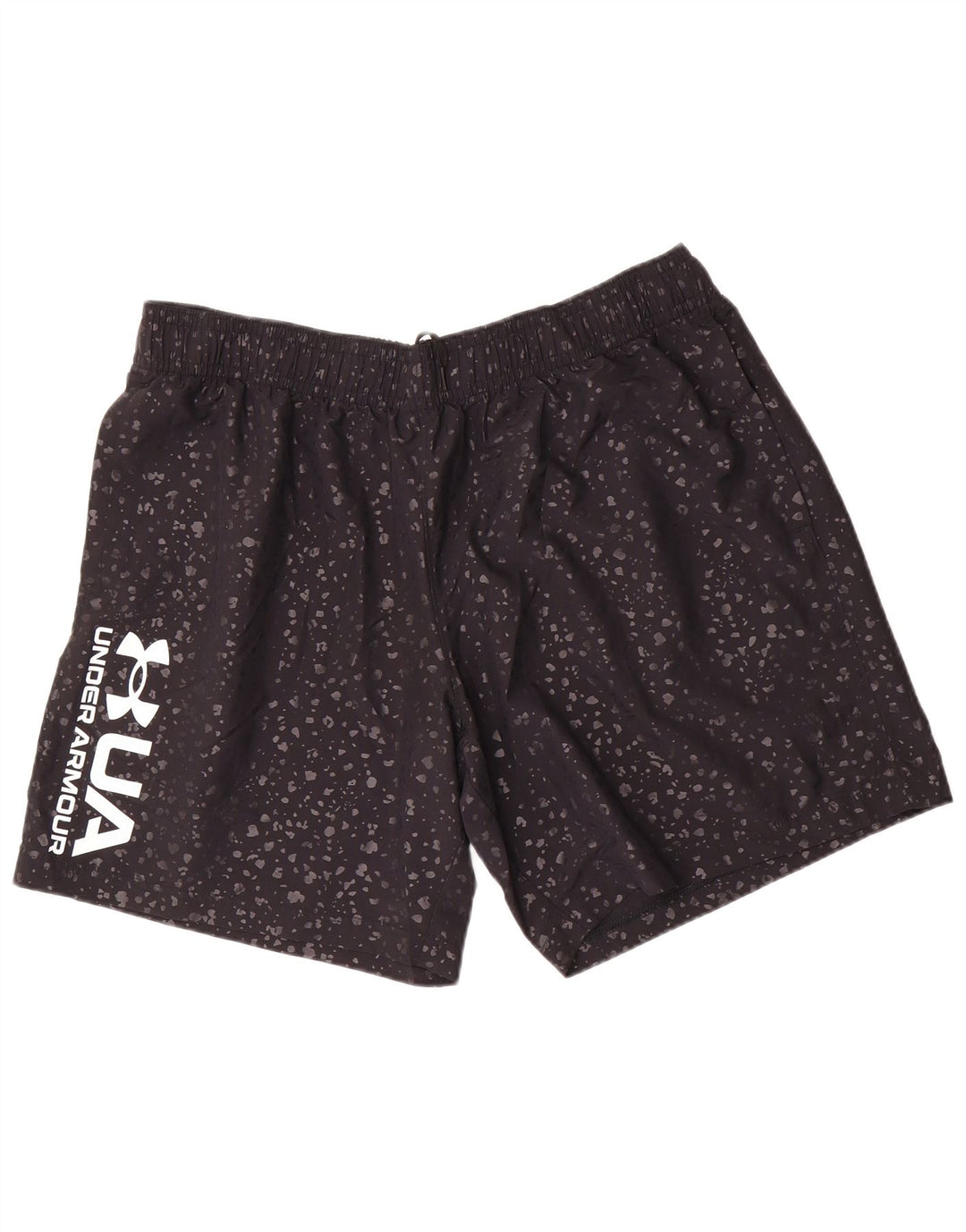 Under Armour Short de Sport Graphique Homme 2XL Noir Tacheté Polyester