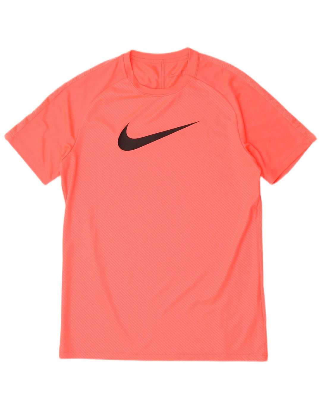 Nike T-shirt graphique Dri Fit pour homme en polyester à fines rayures rose moyen