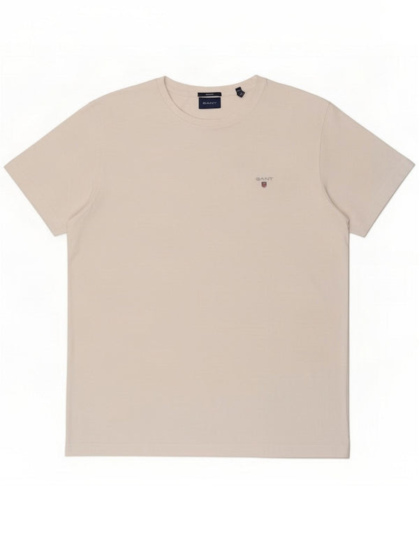 Gant T-shirt coupe classique pour hommes, grand coton blanc