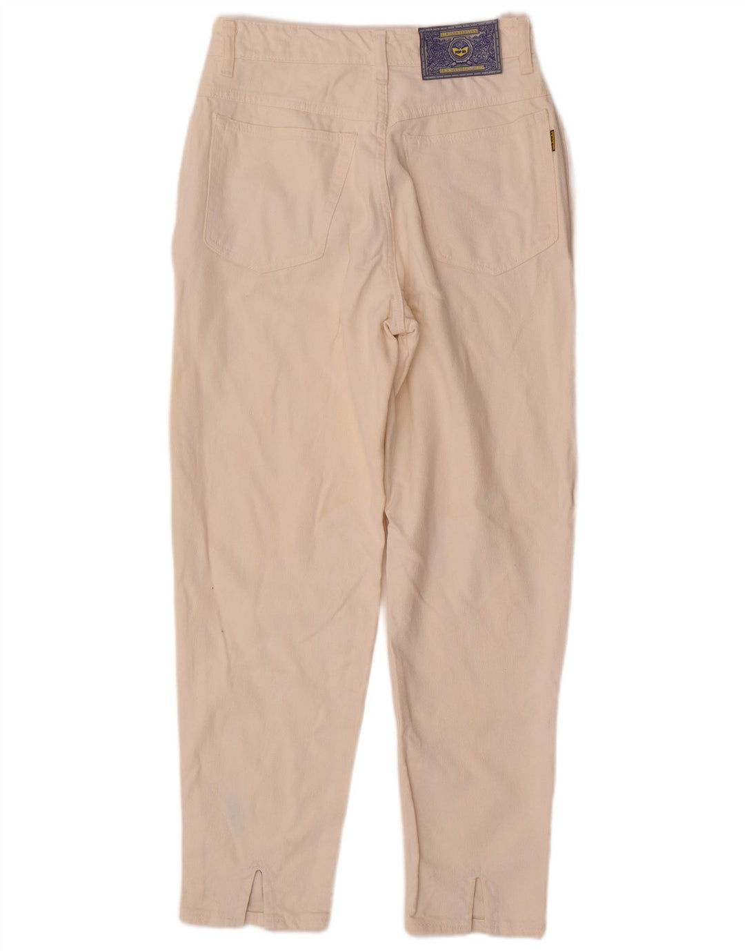 POP 84 Pantalon Casual Fuselé Homme W32 L29 Beige Elasthanne