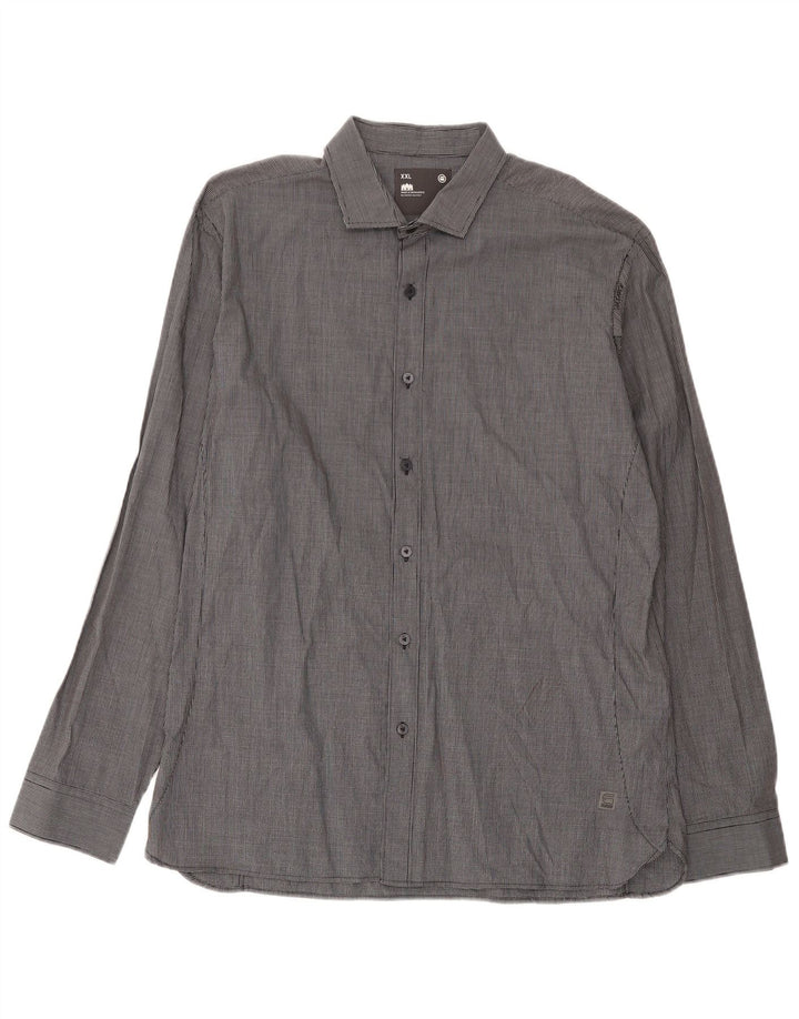 G-Star Chemise Homme 2XL Gris Vichy Coton