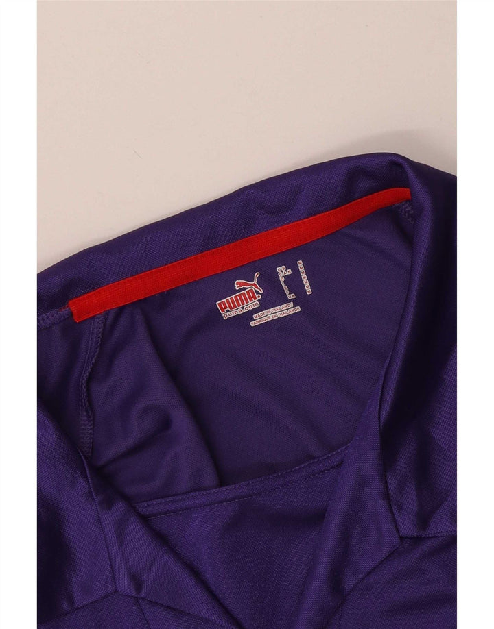 Puma Polo Homme Violet Moyen Colourblock