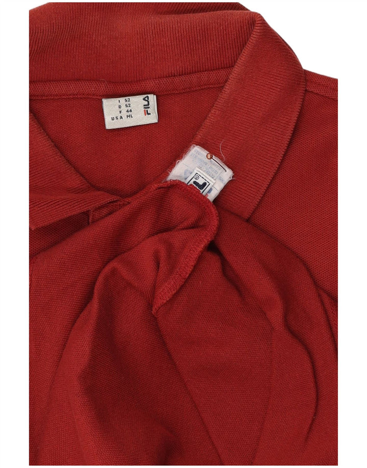 Fila Polo Homme IT 52 Large Bordeaux Coton